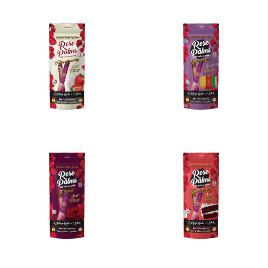 Rose Palms King Size Organic Pre-Rolled Rolls - Pack of 2