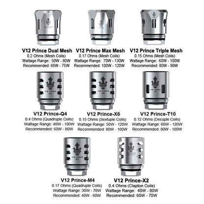 Smok V12 Prince coils 3 Pack