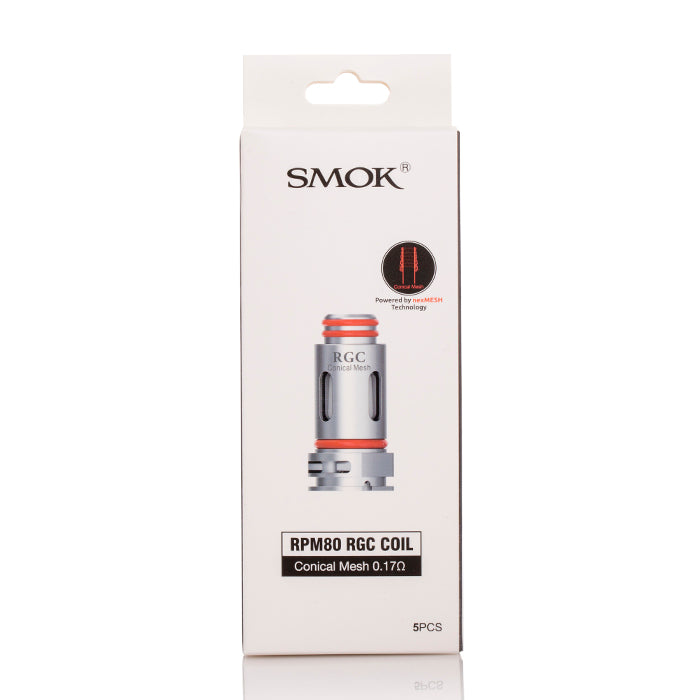 SMOK RPM80 RGC Replacement Coils - 0.17ohm RGC Conical Mesh 5 Pack