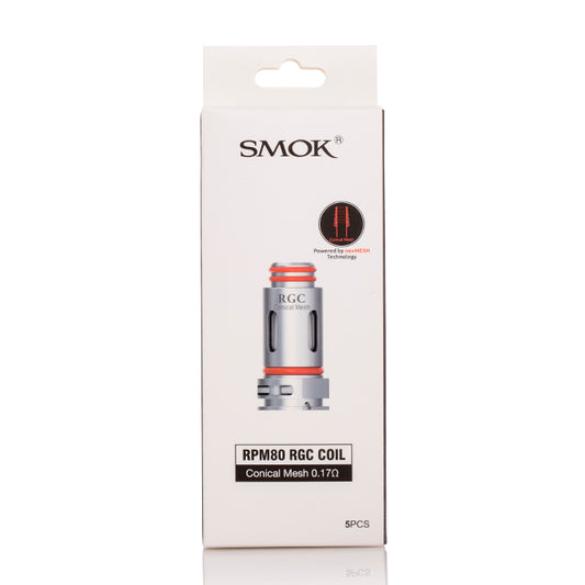 SMOK RPM80 RGC Replacement Coils - 0.17ohm RGC Conical Mesh 5 Pack