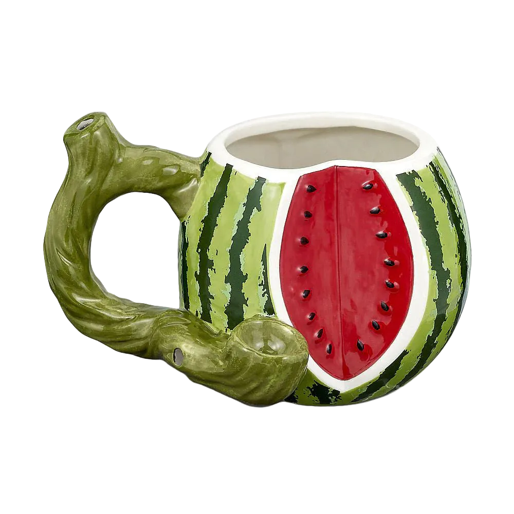 Watermelon Ceramic Pipe Mug