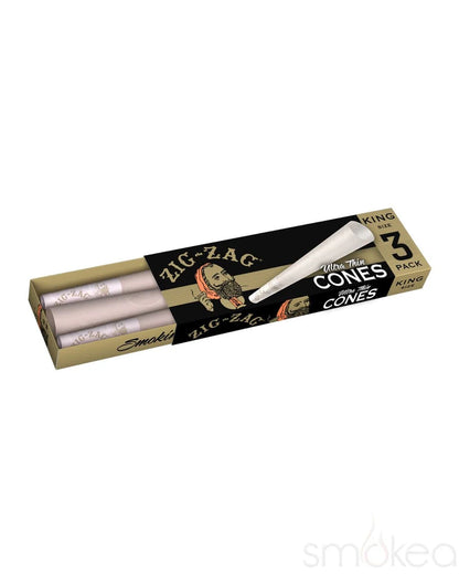 Zig Zag Paper Cones King Size ultra thin 3pack