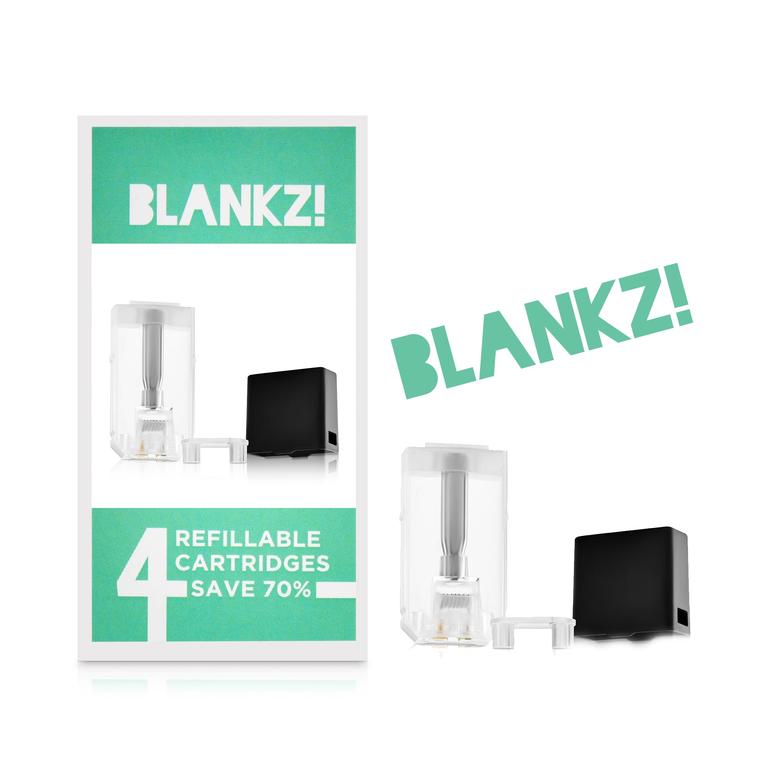 BLANKZ REPLACEABLE REFILLABLE PODS PACK OF 4