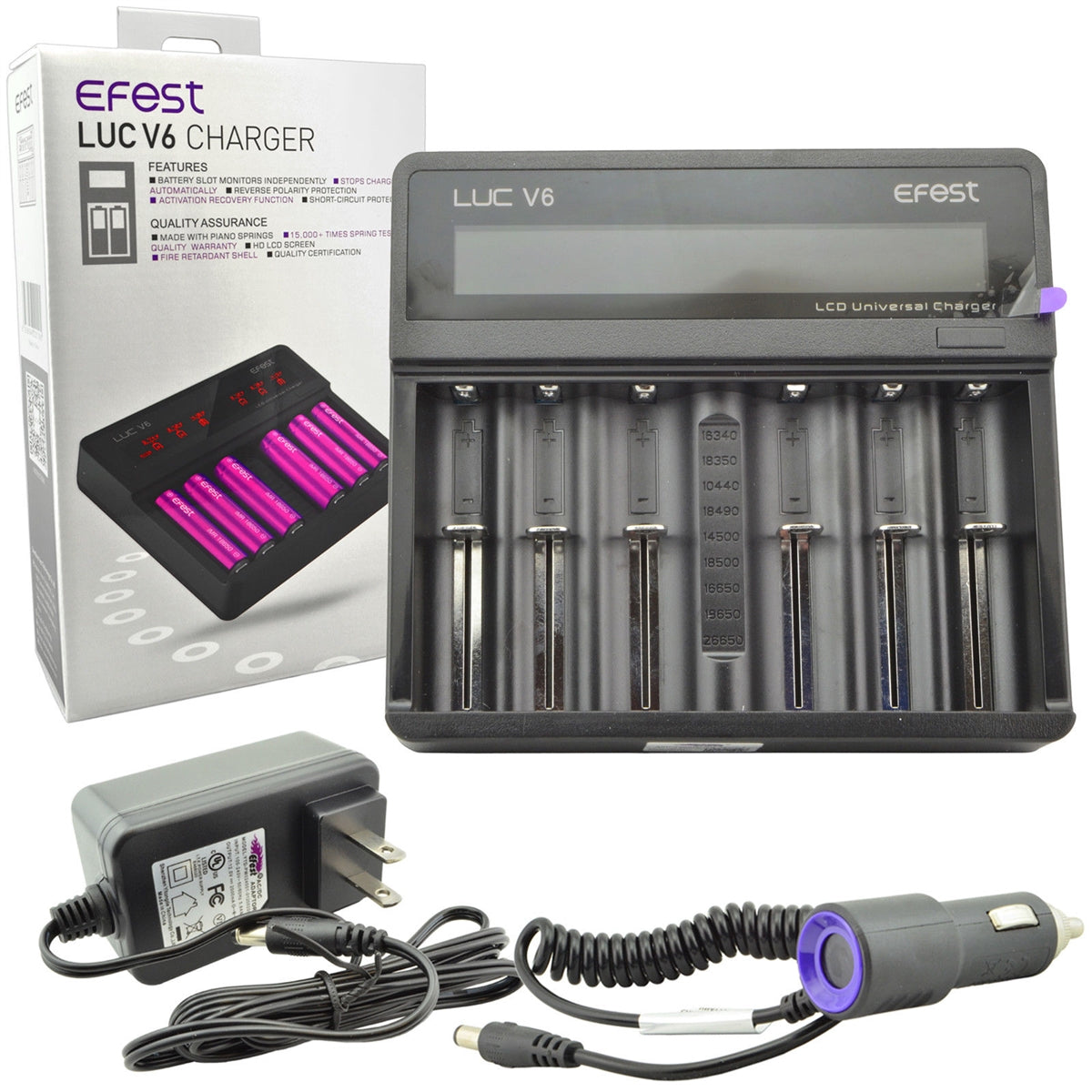 efest battery chargers