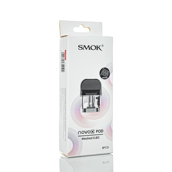 SMOK Novo X Replacement Pods Meshed .8ohms (3 Pack)