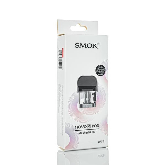 SMOK Novo X Replacement Pods Meshed .8ohms (3 Pack)